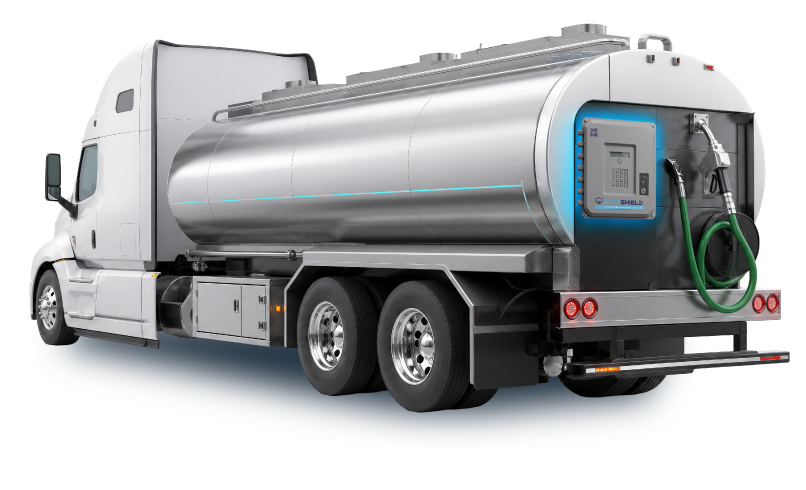 Fuel delivery tanker truck